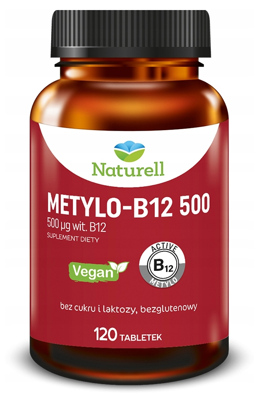 Naturell, Metylo-B12 500,  120 tabletek