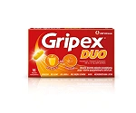Gripex Duo tabletki przeciw objawom przeziębienia i grypy, 16 szt. KRÓTKA DATA 30.06.2024