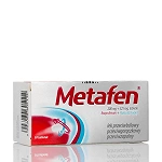 Metafen tabletki na ból róźnego pochodzenia, gorączkę, 50 szt.