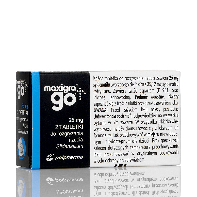 Maxigra Go , tabletki na zaburzenia erekcji, 4 szt.