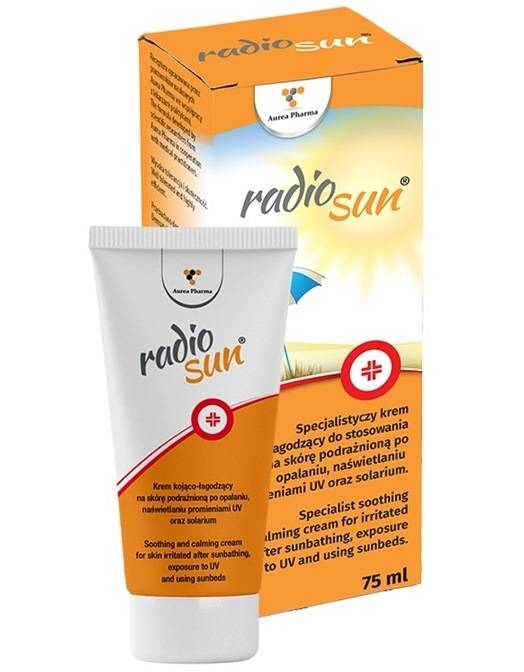 AUREA PHARMA RadioSun, krem kojąco-łagodzący po opalaniu, 75 ml