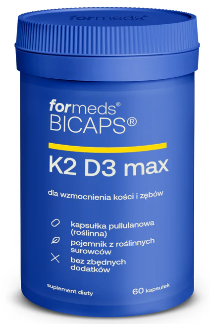 Formeds Bicaps K2 D3 Max, 60 kapsułek
