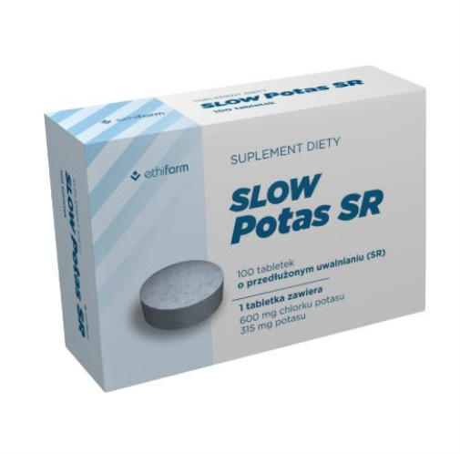 Slow Potas SR, tabletki, 100 szt.