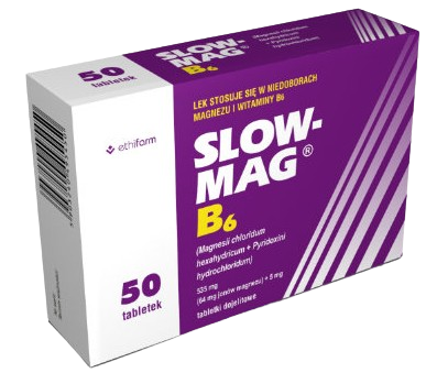 Slow-Mag B6 50 tabletek