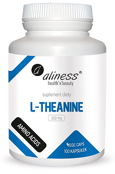 Aliness L-Theanine 200 mg, 100 kapsułek