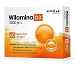 ActivLab Witamina D3 2000 j.m. 60 kapsułek