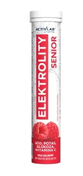 Activlab Elektrolity Senior , smak malinowy, 20 tabletek musujących