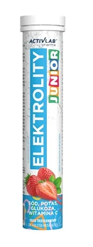 Activlab Elektrolity Junior, o smaku truskawkowym, 20 tabletek musujących