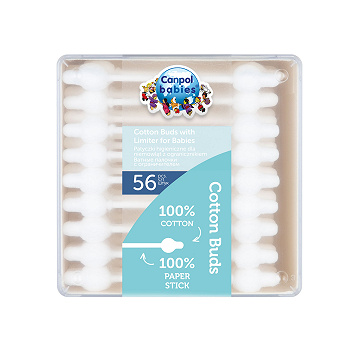 Canpol Babies , bezpieczne patyczki higieniczne, 56 szt.