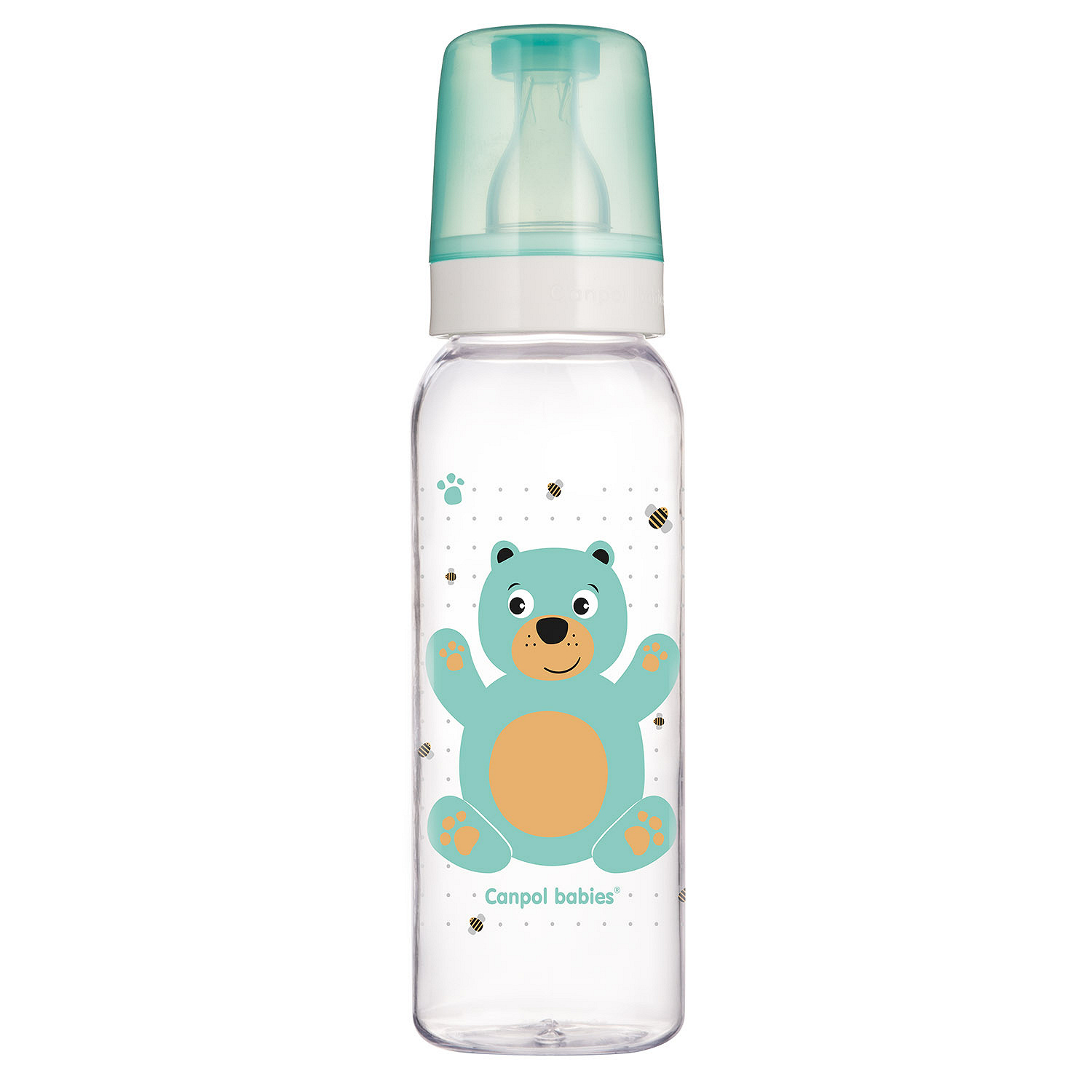 Canpol Babies,  butelka wąska CUTE ANIMALS 250ml