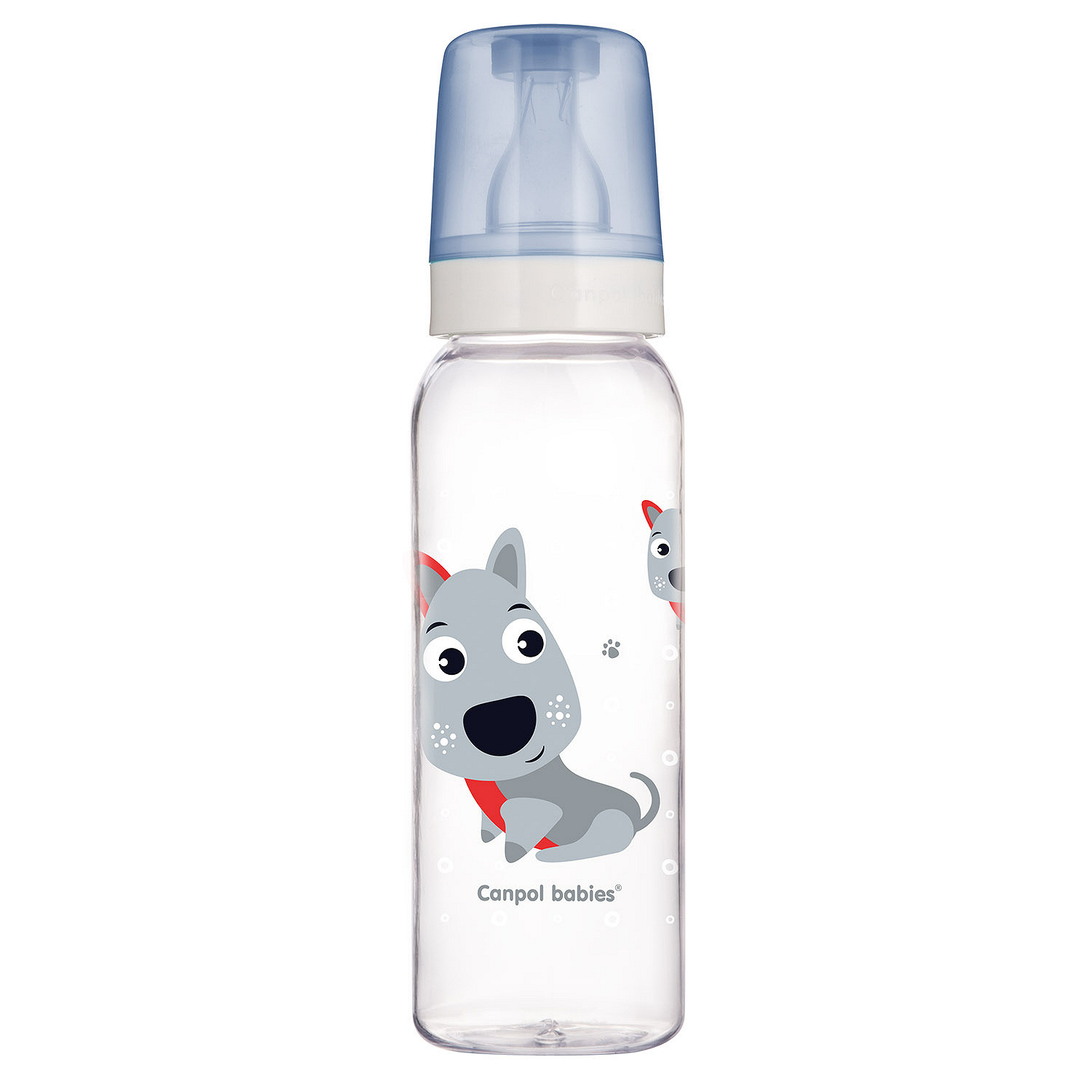 Canpol Babies,  butelka wąska CUTE ANIMALS 250ml