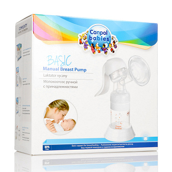 Canpol Babies Laktator ręczny Basic, dla kobiet karmiących