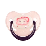 Canpol Babies smoczek uspokajający silikon 18m+ anatomicznym NIGHT DREAMS, 1 szt.
