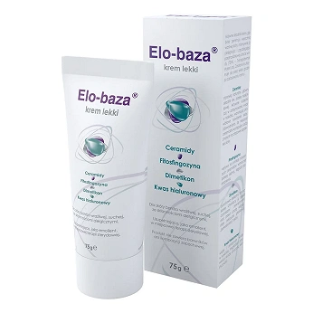 Elo-baza , krem lekki z kwasem hialuronowym, 75 g