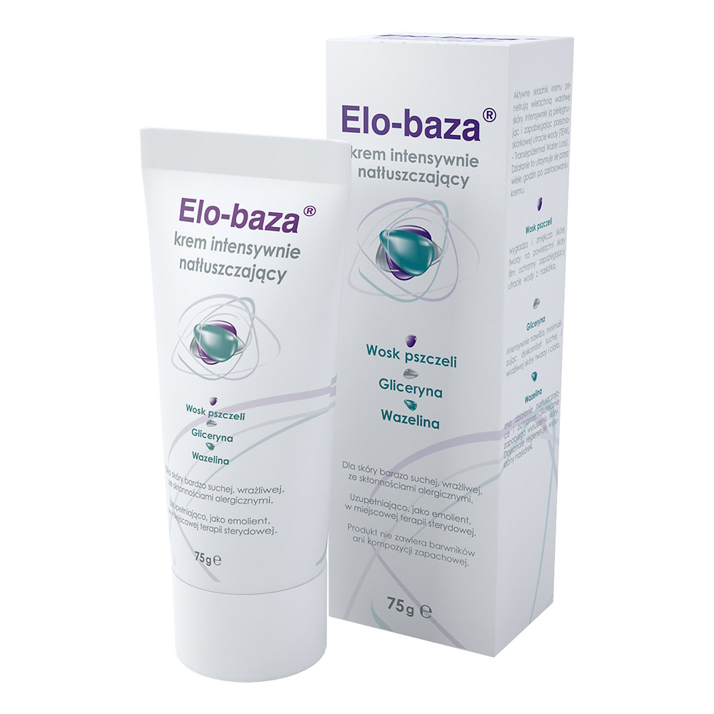 Elo-baza krem intensywnie natłuszczający z woskiem pszczelim, 75 g