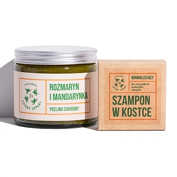 4Szpaki Peeling Rozmaryn i Mandarynka, złuszczający martwy naskórek, 250 ml