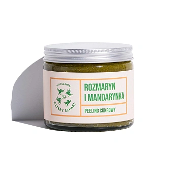 4Szpaki Peeling Rozmaryn i Mandarynka, złuszczający martwy naskórek, 250 ml