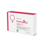Femina B12 kapsułki ze składnikami wspomagającymi produkcję czerwonych krwinek i hemoglobiny, 60 szt.