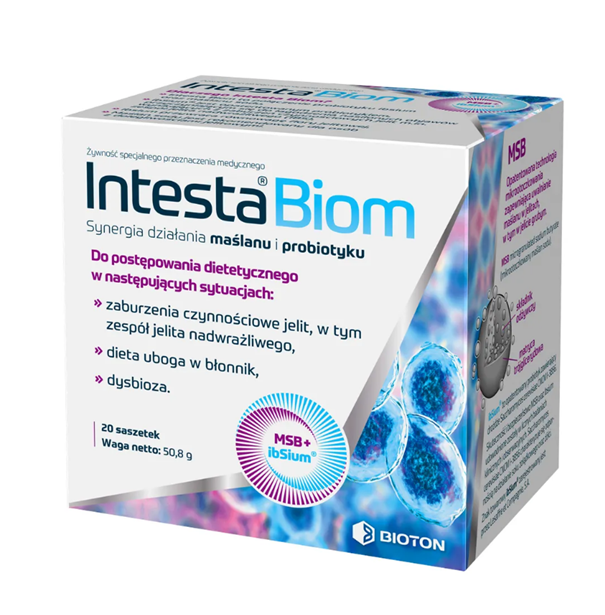 Intesta Biom, proszek, 20 sasz. KRÓTKA DATA 30.06.2025