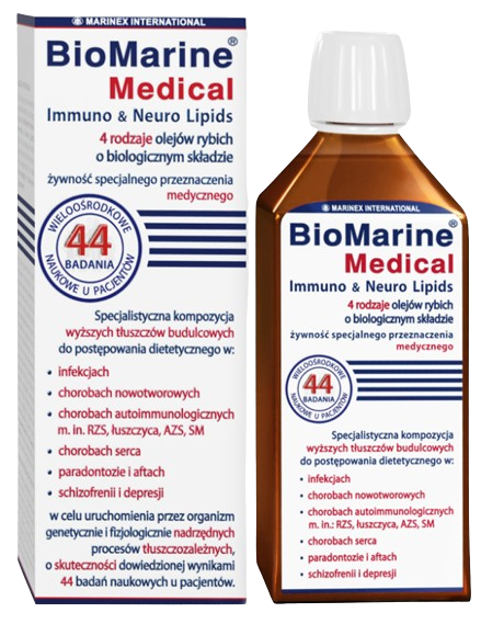 BioMarine Medical Immuno and Neuro Lipids, płyn, 200 ml