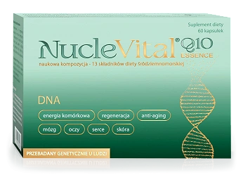 NucleVital Q10 Essence, kompozycja tłuszczów budulcowych organizmu człowieka, 60 szt.