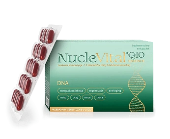 NucleVital Q10 Essence, kompozycja tłuszczów budulcowych organizmu człowieka, 60 szt.