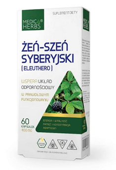 Medica Herbs, żeń-szeń syberyjski, 60 kaps.