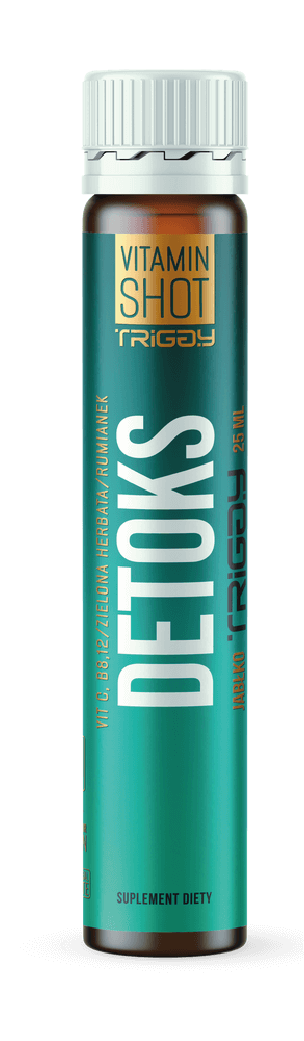 Triggy Vitamin Shot Detox shot, 25 ml, zielone  jabłko