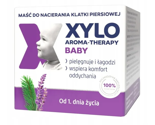 Xylo Aroma-Therapy Baby, maść do nacierania klatki piersiowej, 50 ml