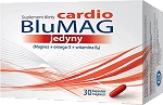 BluMag Cardio jedyny  kapsułki z magnezem witaminą B6 i kawsami omega-3, 30 szt.