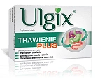 Ulgix Trawienie Plus  kapsułki ze składnikami wspomagającymi prawidłowe trawienie i zmniejszenie uczucia pełności, 30 szt.