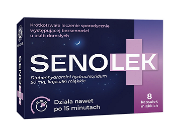 Senolek 50 mg, 8 kapsułek miękkich