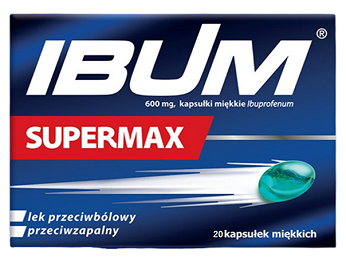 Ibum Supermax 600 mg, 20 kapsułek