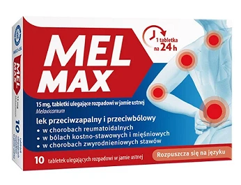 Mel Max 15 mg, 10 tabletek