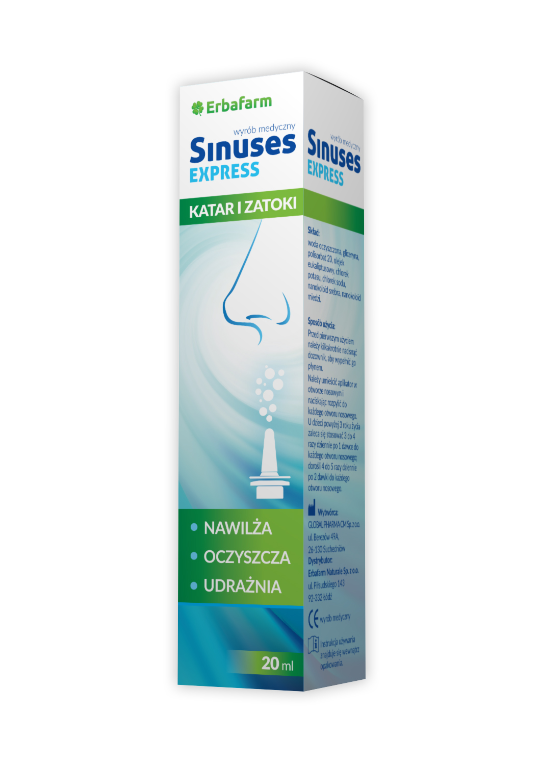 Sinuses Express, spray do nosa, 20 ml