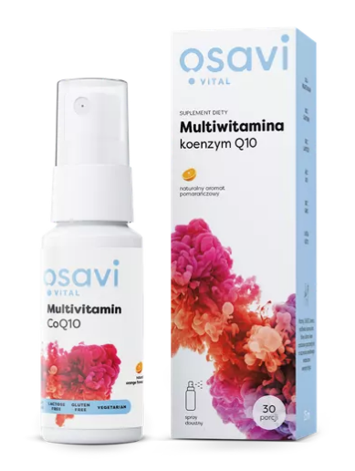 Мультивитамины с коэнзимом Q10 Osavi, оральный спрей, вкус апельсин, от 3 лет, 25 мл