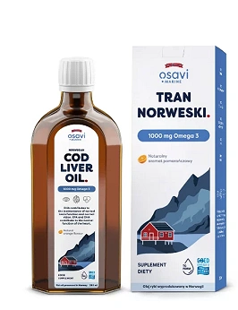 Osavi Tran Norweski 1000 mg Omega 3, aromat pomarańczowy, 250 ml