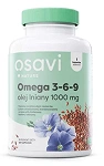 Osavi Omega 3-6-9 Olej lniany 1000 mg 60 kapsułek