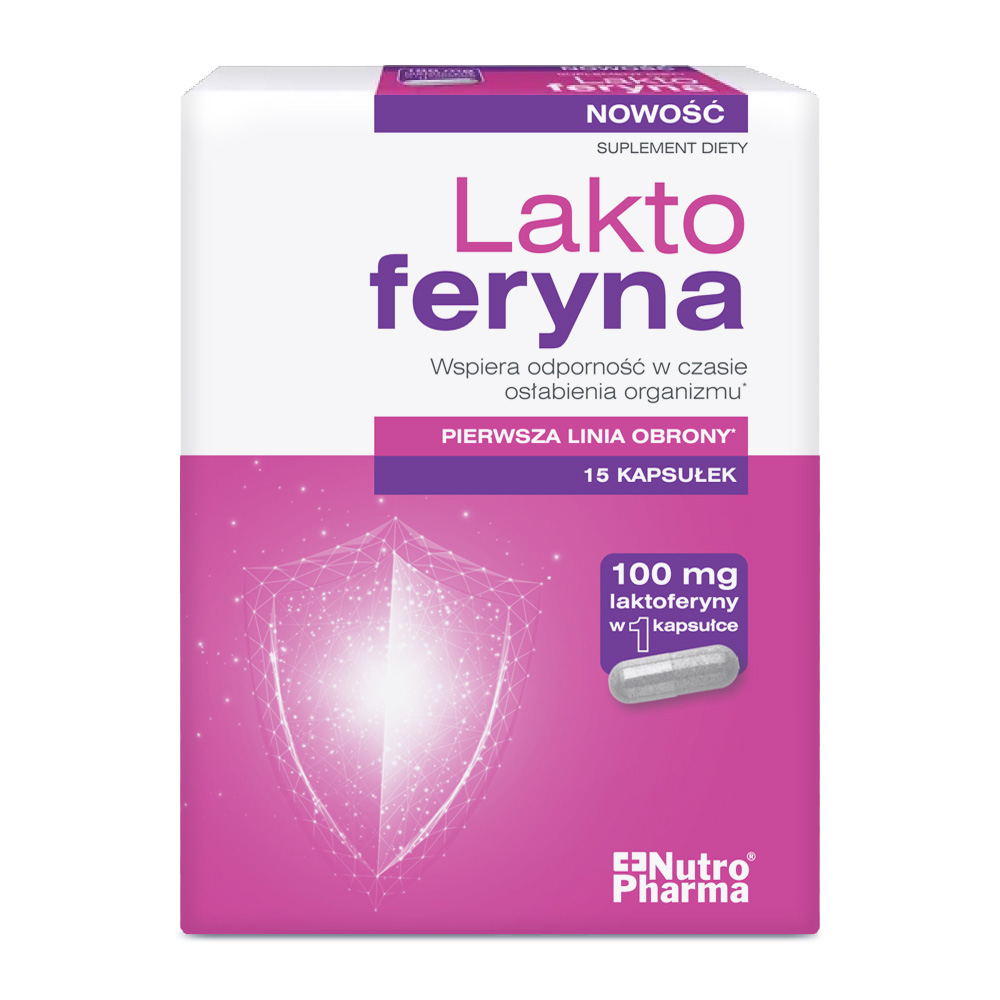 Laktoferyna, 15 kapsułek