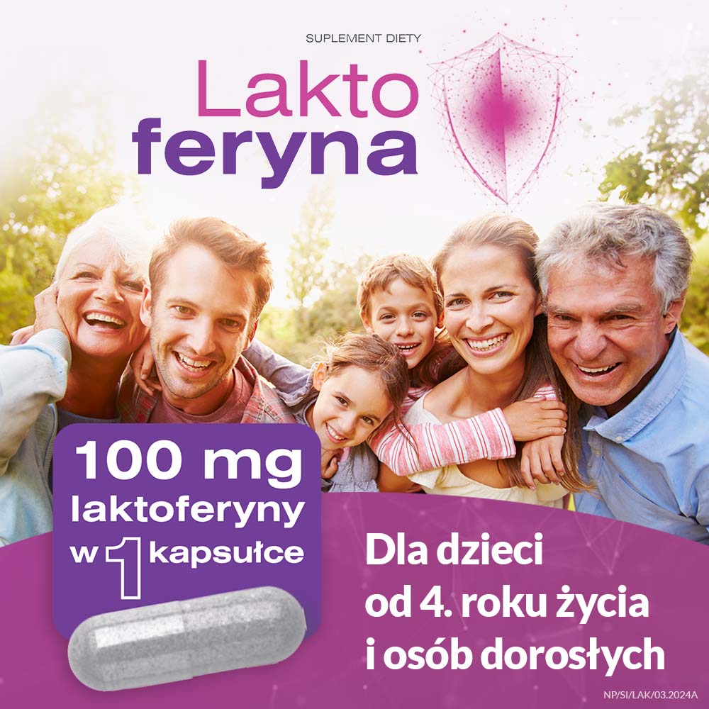 Laktoferyna, 15 kapsułek