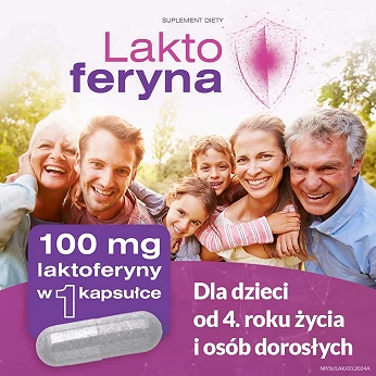 Laktoferyna, 15 kapsułek