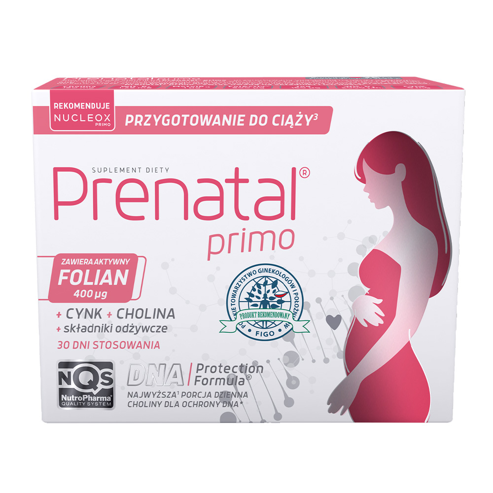 Prenatal Primo  kapsułki dla kobiet planujących ciążę, 30 szt.