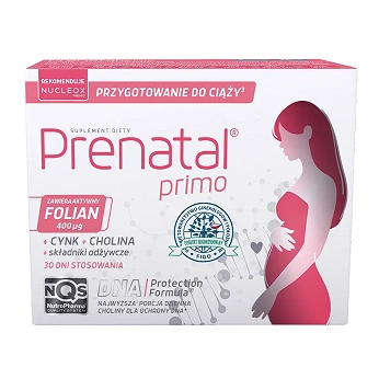 Prenatal Primo , kapsułki dla kobiet planujących ciążę, 30 szt.