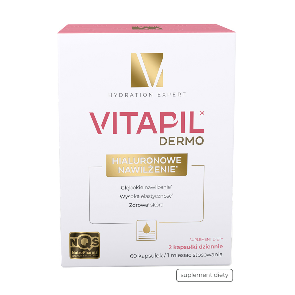 VITAPIL DERMO Hialuronowe nawilżenie 60 kapsułek