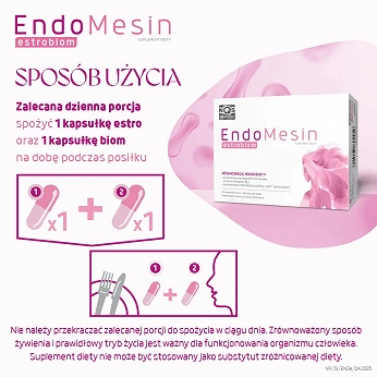 EndoMesin Estrobiom, 30 + 30 kapsułek