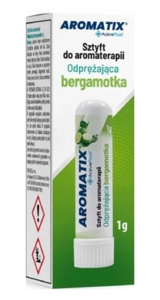 AROMATIX sztyft do nosa ułatwiający oddychanie, odprężająca, bregamotka, 1 szt.