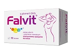 Falvit tabletki z kompleksowym zestawem składników i witamin dla kobiet, 60 szt.