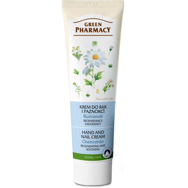 ELFA PHARM Green Pharmacy, krem do rąk i paznokci z rumiankiem, 100 ml