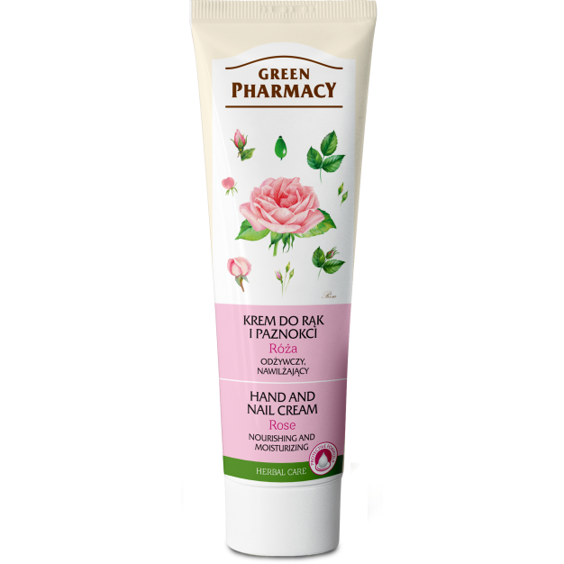 ELFA PHARM Green Pharmacy Krem do rąk i paznokci , róża, 100 ml