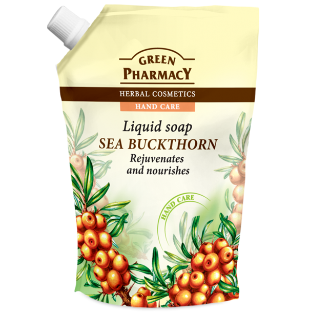 ELFA PHARM Green Pharmacy, mydło w płynie z rokitnikiem, 460 ml